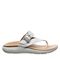 Strole Promenade - Women's Supportive Healthy Walking Sandal Strole- 010 - White - View