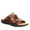 Strole Coral - Women's Supportive Healthy Walking Sandal Strole- 220 - Hickory - Profile View