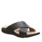 Strole Delta - Women's Supportive Healthy Walking Sandal Strole- 011 - Black - Profile View