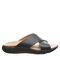 Strole Delta - Women's Supportive Healthy Walking Sandal Strole- 011 - Black - View