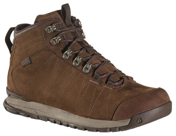 Oboz Bozeman Mid Leather B-dry Men's Boot - Dark Earth Angle main