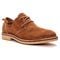 Propet Finn Men's Suede Oxford Shoes - Tan - Angle