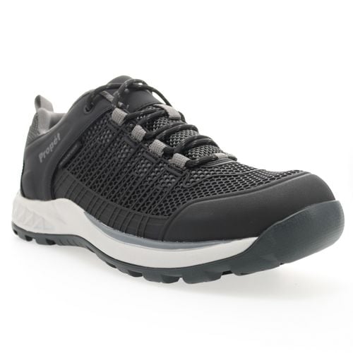 Propet Vestrio Men's Hiking Shoes - Black/Grey - Angle