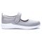 Propet Women's TravelBound Mary Jane Shoes - Lt Grey - Outer Side