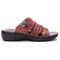 Propet Women's Gertie Slide Sandals - Burgundy - Outer Side