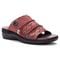 Propet Women's Gertie Slide Sandals - Burgundy - Angle