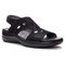 Propet Women's Gabbie Open Toe Sandals - Black - Angle