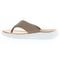 Propet TravelActiv FT Women's Lightweight Thong Sandals - Tan - inside view