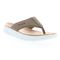 Propet TravelActiv FT Women's Lightweight Thong Sandals - Tan - angle main