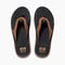 Reef Fanning Men's Sandals - Black And Tan - Top