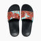 Reef One Slide Women\'s Comfort Sandals - Aqua Blossom - Top