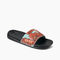 Reef One Slide Women\'s Comfort Sandals - Aqua Blossom - Angle