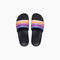 Reef One Slide Women\'s Comfort Sandals - Retro Stripes - Top