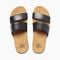 Reef Cushion Vista Hi Women\'s Slide Sandals - Black - Top