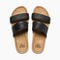 Reef Cushion Vista Hi Women\'s Slide Sandals - Black Braid - Top