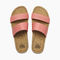 Reef Cushion Vista Hi Women\'s Slide Sandals - Rose - Top