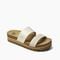 Reef Cushion Vista Hi Women\'s Slide Sandals - Vintage - Angle