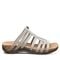 Bearpaw Sabrina Women's Faux Leather Upper Sandals - 2897W Bearpaw- 019 - Silver - View