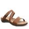 Bearpaw Teresa Women's Faux Leather Upper Sandals - 2898W Bearpaw- 220 - Hickory - Profile View