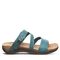 Bearpaw Teresa Women's Faux Leather Upper Sandals - 2898W Bearpaw- 412 - Teal - View