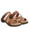 Bearpaw Teresa Women's Faux Leather Upper Sandals - 2898W Bearpaw- 220 - Hickory - 8