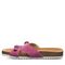 Bearpaw Jaycee Women's Cow Suede Upper Sandals - 2906W Bearpaw- 660 - Orchid - Side View