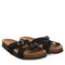 Bearpaw Jaycee Women's Cow Suede Upper Sandals - 2906W Bearpaw- 011 - Black - 8