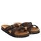 Bearpaw Jaycee Women's Cow Suede Upper Sandals - 2906W Bearpaw- 205 - Chocolate - 8