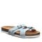 Bearpaw Jaycee Women's Cow Suede Upper Sandals - 2906W Bearpaw- 446 - Baltic Sea - Profile View