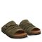 Bearpaw Lillie Women's Cow Suede Upper Sandals - 2907W Bearpaw- 417 - Dark Olive - 8