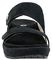 Revitalign Breakwater Women's Adjustable Platform Sandal - Jet Black