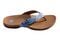 Revitalign Chameleon Women's Supportive Comfort Sandal - Blue Print - Profile