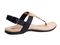 Revitalign Starling Women's Adjustable Supportive Sandal - Black - Bottom