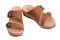 Revitalign Breakwater Cove Women's Adjustable Platform Sandal - Brown - 8