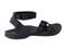 Revitalign Webbed Women's Adjustable Sandal - Black - Bottom