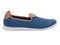 Revitalign Antigua Knit Women's Casual Flat Sneaker - Bluestone - Profile