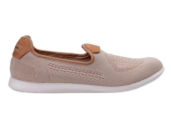 Revitalign Antigua Knit Women's Casual Flat Sneaker - Bleached Sand - Profile