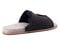 Revitalign Spruce Women's Shearling Slip-on Slipper - Black - Bottom