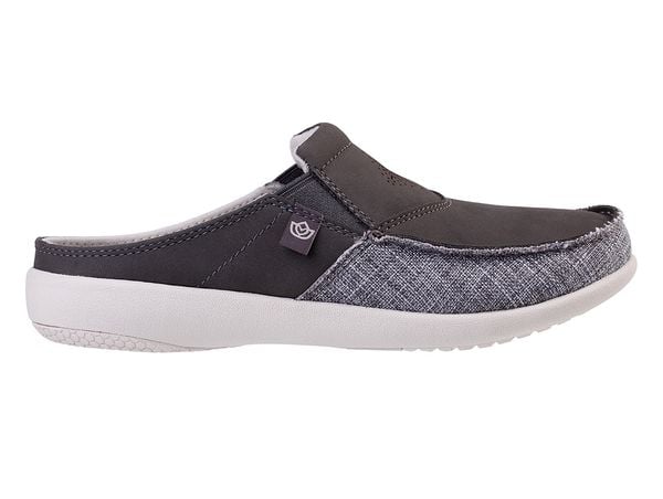 Spenco Siesta Blume Slide Women's Orthotic Shoe - Gunmetal - Profile