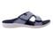 Spenco Kholo Stripe Women's Slip-on Sandal - Nautical Navy - Profile