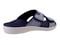 Spenco Kholo Stripe Women's Slip-on Sandal - Nautical Navy - Bottom