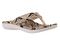 Spenco Yumi Nuevo Snake Women's Orthotic Thong Sandal - Cream - Pair