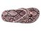 Spenco Yumi Nuevo Snake Women's Orthotic Thong Sandal - Pink - Swatch