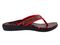 Spenco Yumi Nuevo Snake Women's Orthotic Thong Sandal - Red - Profile