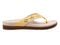 Spenco Laguna Stud Women's Orthotic Suede Sandal - Marigold - Profile