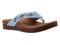 Spenco Laguna Stud Women's Orthotic Suede Sandal - Blue Glass - Pair