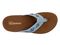 Spenco Laguna Stud Women's Orthotic Suede Sandal - Blue Glass - Swatch