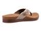 Spenco Laguna Stud Women's Orthotic Suede Sandal - Fossil - Bottom