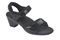 OrthoFeet Camille 2" Heel Sandal Women's Sandals Heels Heel Strap - Black - 1