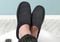 OrthoFeet Hudson Stretch Knit Men's Slippers Stretch - Black - 2